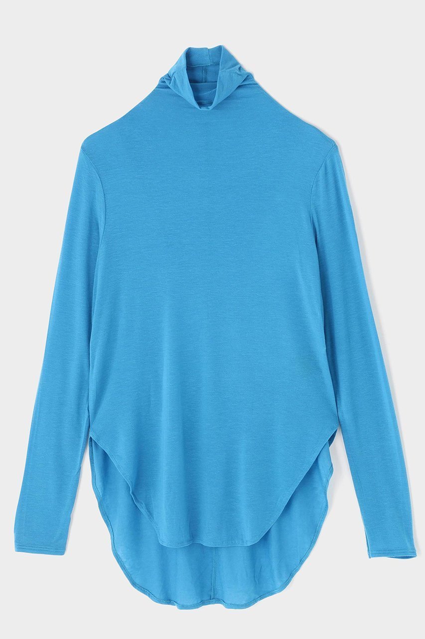 【ル フィル/LE PHIL】のシアージャージ- インテリア・キッズ・メンズ・レディースファッション・服の通販 founy(ファニー) 　ファッション　Fashion　レディースファッション　Fashion for Women　トップス・カットソー　Cut & Sew Tops　シャツ・ブラウス・オフィスカジュアル　Elegant Blouses & Button-Ups　ロングTシャツ・Tシャツ　Longline T-Shirts & Tees　カットソー・ベーシックTシャツ　Cut-and-Sewn Tops / Stretch Tees & Basics　スタンダード　Standard, Basic　スリーブ　Sleeve, Long Sleeve / Short Sleeve　ロング　Long, Long-Length　ブルー|ID: prp329100004932660 ipo3291000000037023175