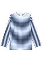 【ラスパイユ/raspail】のコットンボーダーTシャツ 人気、トレンドファッション・服の通販 founy(ファニー) ファッション Fashion レディースファッション Fashion for Women トップス・カットソー Cut & Sew Tops シャツ・ブラウス・オフィスカジュアル Elegant Blouses & Button-Ups ロングTシャツ・Tシャツ Longline T-Shirts & Tees カットソー・ベーシックTシャツ Cut-and-Sewn Tops / Stretch Tees & Basics おすすめ Recommended / Our Picks スリーブ Sleeve, Long Sleeve / Short Sleeve デニム Denim, Jeans Material ボーダー Border, Stripe ロング Long, Long-Length 新作・新入荷 New Arrivals / New In |ID:prp329100004932668
