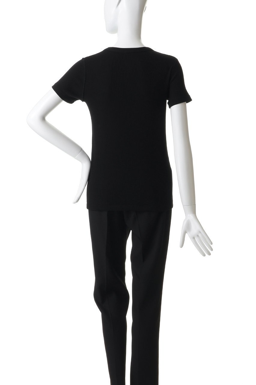 【ラスパイユ/raspail】のコットン リブクルーネック プルオーバー 人気、トレンドファッション・服の通販 founy(ファニー) 　ファッション　Fashion　レディースファッション　Fashion for Women　トップス・カットソー　Cut & Sew Tops　シャツ・ブラウス・オフィスカジュアル　Elegant Blouses & Button-Ups　ロングTシャツ・Tシャツ　Longline T-Shirts & Tees　カジュアルプルオーバー・ニットトップス　Pullovers & Knit Tops / Casual Pullovers　カットソー・ベーシックTシャツ　Cut-and-Sewn Tops / Stretch Tees & Basics　ショート　Short, Short Length　スリーブ　Sleeve, Long Sleeve / Short Sleeve　テレコ　Ribbed, Rib Stitch　定番　Standard, Basic Item　新作・新入荷　New Arrivals / New In　other-4|ID: prp329100004932673 ipo3291000000037023328