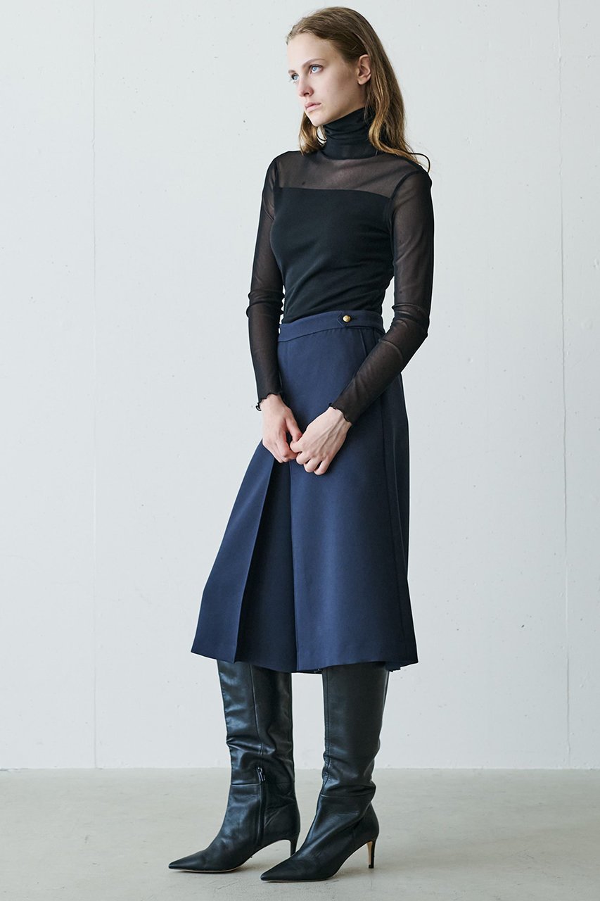 【ジェイドット/j.】のストレッチオーガンジーハイネックトップス 人気、トレンドファッション・服の通販 founy(ファニー) 　ファッション　Fashion　レディースファッション　Fashion for Women　トップス・カットソー　Cut & Sew Tops　シャツ・ブラウス・オフィスカジュアル　Elegant Blouses & Button-Ups　ロングTシャツ・Tシャツ　Longline T-Shirts & Tees　カットソー・ベーシックTシャツ　Cut-and-Sewn Tops / Stretch Tees & Basics　エアリー　Airy Texture　オーガンジー　Organza Fabric　ストレッチ　Stretch, Stretchy Fabric　スリーブ　Sleeve, Long Sleeve / Short Sleeve　デコルテ　Décolleté, Neckline　ハイネック　High Neck, Mock Neck　ロング　Long, Long-Length　other-6|ID: prp329100004932681 ipo3291000000037023415