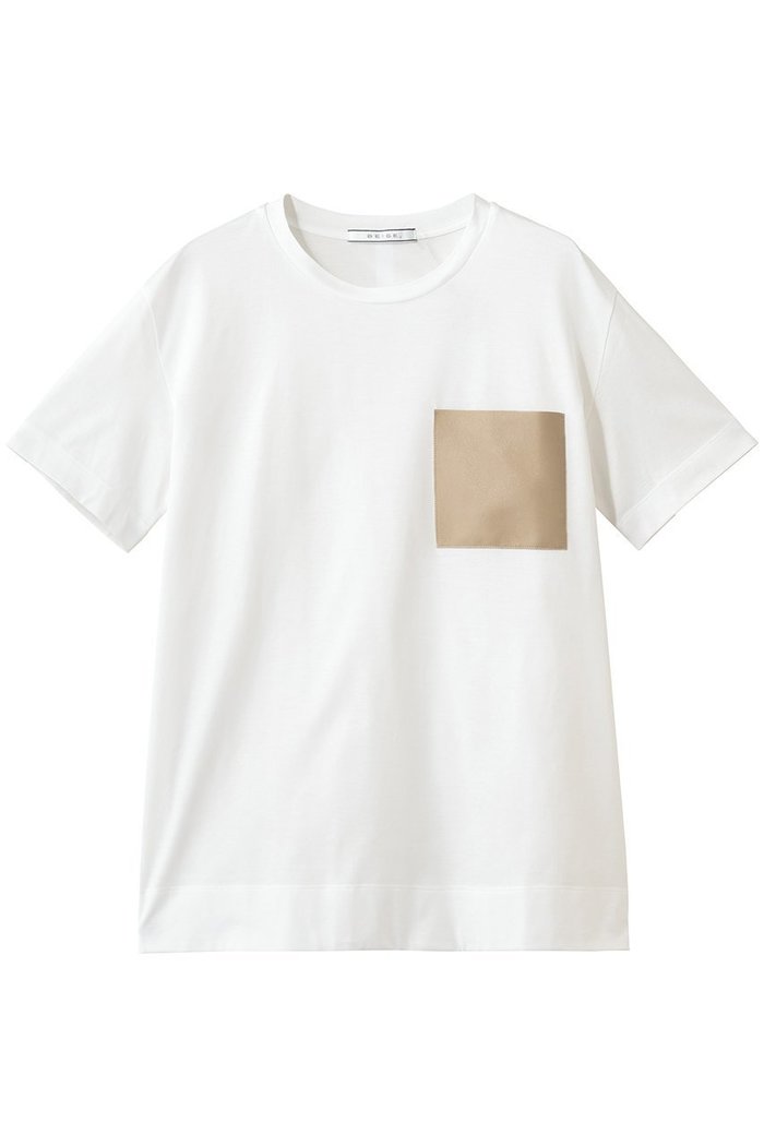 【ベイジ,/BEIGE,】のTORENIA(トレニア)/レザーポケットコットンクルーネックTシャツ インテリア・キッズ・メンズ・レディースファッション・服の通販 founy(ファウニー) https://founy.com/ ファッション Fashion レディースファッション Fashion for Women トップス・カットソー Cut & Sew Tops シャツ・ブラウス・オフィスカジュアル Elegant Blouses & Button-Ups ロングTシャツ・Tシャツ Longline T-Shirts & Tees カットソー・ベーシックTシャツ Cut-and-Sewn Tops / Stretch Tees & Basics ショート Short, Short Length シンプル Simple, Minimal スリーブ Sleeve, Long Sleeve / Short Sleeve フェイクレザー Faux Leather, PU Leather ポケット Pocket, Pocket Detail 半袖 Short Sleeve, Half Sleeve |ID: prp329100004932682 ipo3291000000037023421