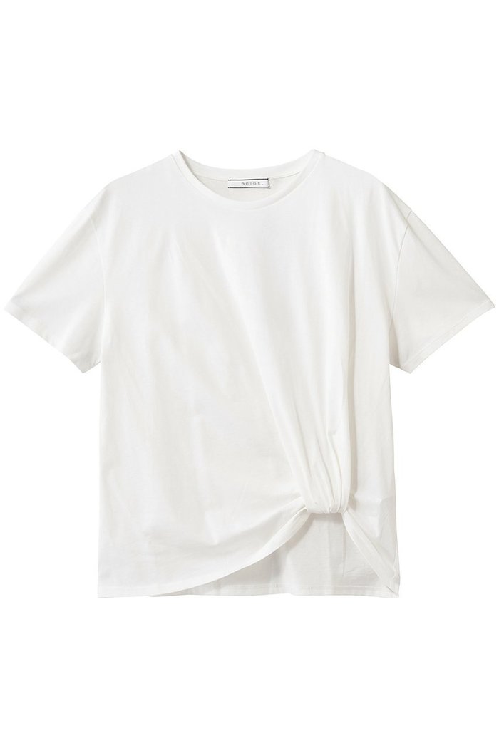 【ベイジ,/BEIGE,】のSTELLERITE(ステライト)/フォルムタック ドレープTシャツ インテリア・キッズ・メンズ・レディースファッション・服の通販 founy(ファウニー) https://founy.com/ ファッション Fashion レディースファッション Fashion for Women トップス・カットソー Cut & Sew Tops シャツ・ブラウス・オフィスカジュアル Elegant Blouses & Button-Ups ロングTシャツ・Tシャツ Longline T-Shirts & Tees カットソー・ベーシックTシャツ Cut-and-Sewn Tops / Stretch Tees & Basics ショート Short, Short Length シンプル Simple, Minimal スリーブ Sleeve, Long Sleeve / Short Sleeve ドレープ Drape, Draping Fabric フォルム Silhouette, Form フロント Front, Front Design |ID: prp329100004932685 ipo3291000000037023462