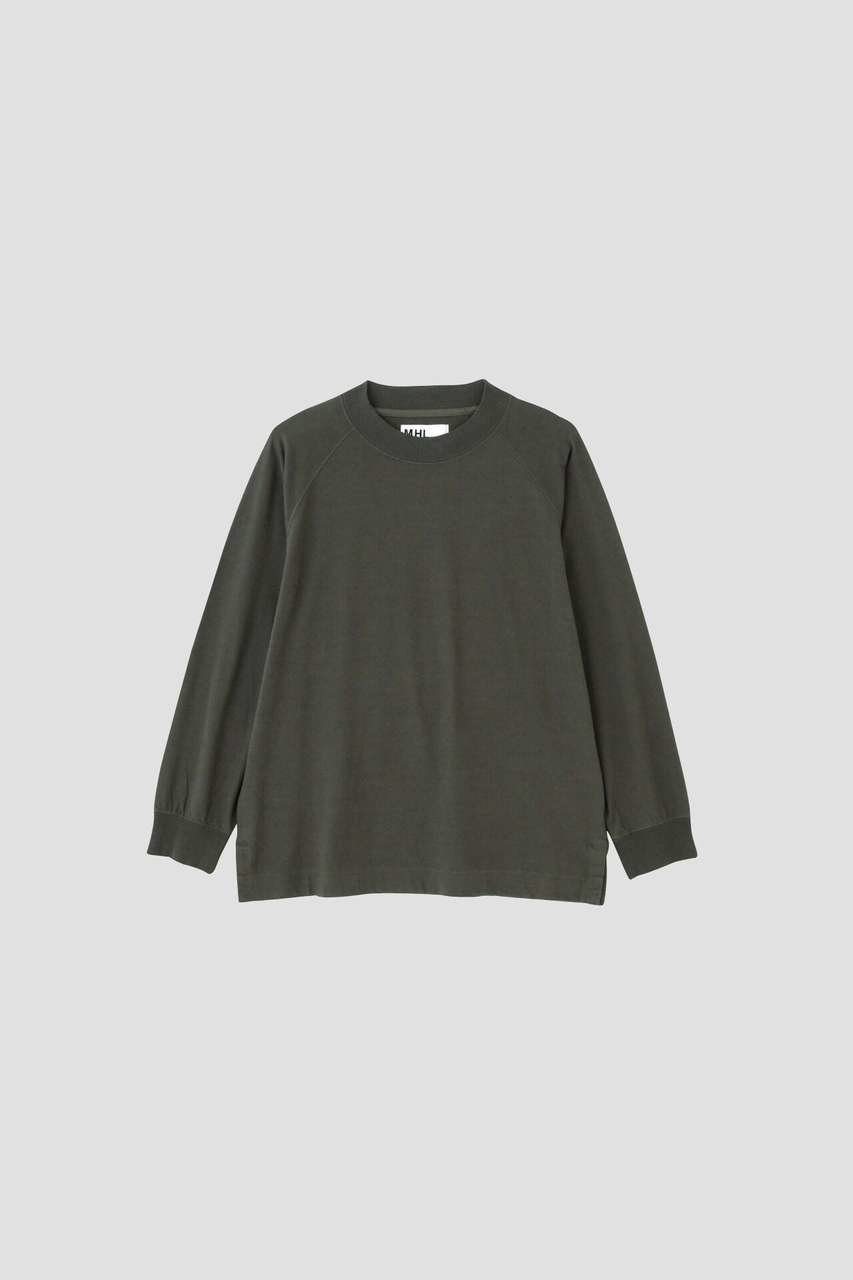 【その他のブランド/Other】のUPCYCLING COTTON JERSEY 人気、トレンドファッション・服の通販 founy(ファニー) 　ファッション　Fashion　レディースファッション　Fashion for Women　トップス・カットソー　Cut & Sew Tops　シャツ・ブラウス・オフィスカジュアル　Elegant Blouses & Button-Ups　ロングTシャツ・Tシャツ　Longline T-Shirts & Tees　カットソー・ベーシックTシャツ　Cut-and-Sewn Tops / Stretch Tees & Basics　スリーブ　Sleeve, Long Sleeve / Short Sleeve　モックネック　Mock Neck, Short Turtleneck　リラックス　Relax, Relaxed Fit　ロング　Long, Long-Length　other-5|ID: prp329100004932692 ipo3291000000037023563