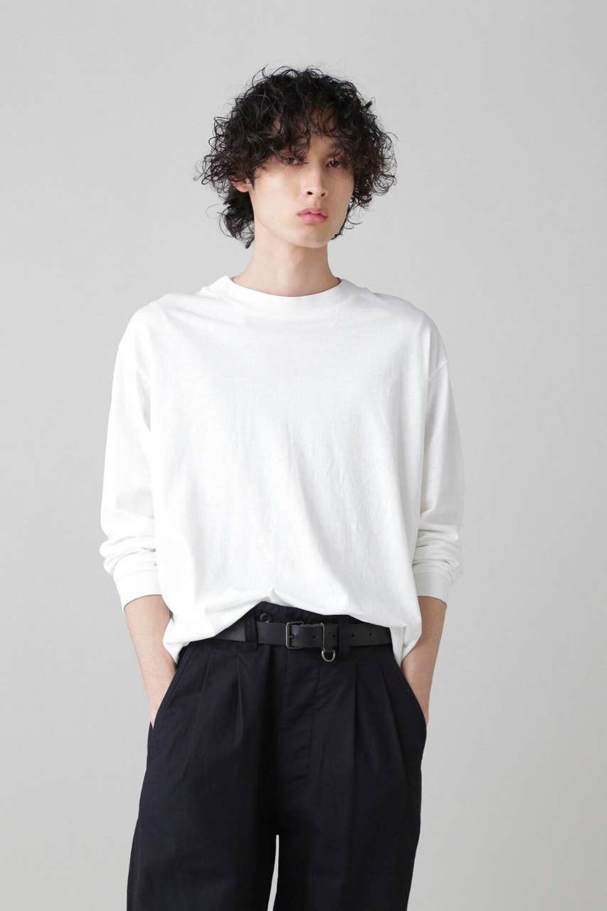 【その他のブランド/Other】のCOTTON LINEN JERSEY インテリア・キッズ・メンズ・レディースファッション・服の通販 founy(ファニー) 　ファッション　Fashion　レディースファッション　Fashion for Women　トップス・カットソー　Cut & Sew Tops　シャツ・ブラウス・オフィスカジュアル　Elegant Blouses & Button-Ups　ロングTシャツ・Tシャツ　Longline T-Shirts & Tees　カットソー・ベーシックTシャツ　Cut-and-Sewn Tops / Stretch Tees & Basics　カットソー　Cut and Sewn Top　シンプル　Simple, Minimal　スリーブ　Sleeve, Long Sleeve / Short Sleeve　リネン　Linen, Linen Fabric　リラックス　Relax, Relaxed Fit　ロング　Long, Long-Length　ホワイト|ID: prp329100004932694 ipo3291000000037023586