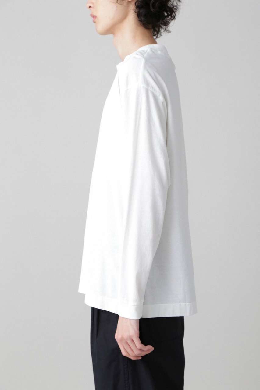 【その他のブランド/Other】のCOTTON LINEN JERSEY 人気、トレンドファッション・服の通販 founy(ファニー) 　ファッション　Fashion　レディースファッション　Fashion for Women　トップス・カットソー　Cut & Sew Tops　シャツ・ブラウス・オフィスカジュアル　Elegant Blouses & Button-Ups　ロングTシャツ・Tシャツ　Longline T-Shirts & Tees　カットソー・ベーシックTシャツ　Cut-and-Sewn Tops / Stretch Tees & Basics　カットソー　Cut and Sewn Top　シンプル　Simple, Minimal　スリーブ　Sleeve, Long Sleeve / Short Sleeve　リネン　Linen, Linen Fabric　リラックス　Relax, Relaxed Fit　ロング　Long, Long-Length　other-4|ID: prp329100004932694 ipo3291000000037023591