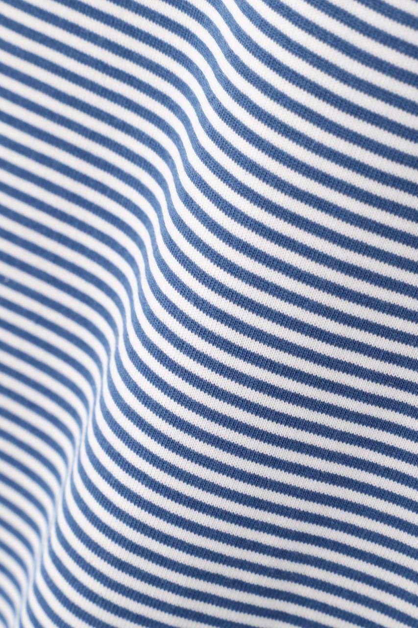 【その他のブランド/Other】のCOTTON STRIPE JERSEY TOP 人気、トレンドファッション・服の通販 founy(ファニー) 　ファッション　Fashion　レディースファッション　Fashion for Women　トップス・カットソー　Cut & Sew Tops　シャツ・ブラウス・オフィスカジュアル　Elegant Blouses & Button-Ups　ロングTシャツ・Tシャツ　Longline T-Shirts & Tees　カットソー・ベーシックTシャツ　Cut-and-Sewn Tops / Stretch Tees & Basics　なめらか　Smooth, Silky Texture　インナー　Innerwear　シンプル　Simple, Minimal　ストライプ　Stripe, Striped Pattern　スリーブ　Sleeve, Long Sleeve / Short Sleeve　バランス　Balance, Style Balance　フィット　Fit, Slim Fit　レギュラー　Regular, Standard Fit　ロング　Long, Long-Length　other-5|ID: prp329100004932696 ipo3291000000037023622