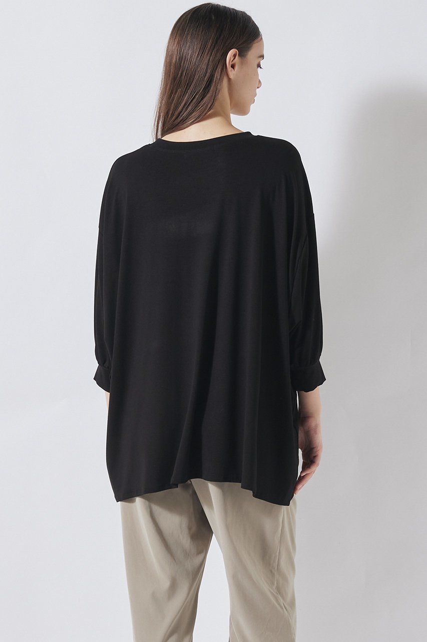 【フローレント/FLORENT】のベア天竺 カットソー 人気、トレンドファッション・服の通販 founy(ファニー) 　ファッション　Fashion　レディースファッション　Fashion for Women　トップス・カットソー　Cut & Sew Tops　シャツ・ブラウス・オフィスカジュアル　Elegant Blouses & Button-Ups　ロングTシャツ・Tシャツ　Longline T-Shirts & Tees　カットソー・ベーシックTシャツ　Cut-and-Sewn Tops / Stretch Tees & Basics　なめらか　Smooth, Silky Texture　カットソー　Cut and Sewn Top　スリーブ　Sleeve, Long Sleeve / Short Sleeve　ロング　Long, Long-Length　定番　Standard, Basic Item　other-8|ID: prp329100004932726 ipo3291000000037023976