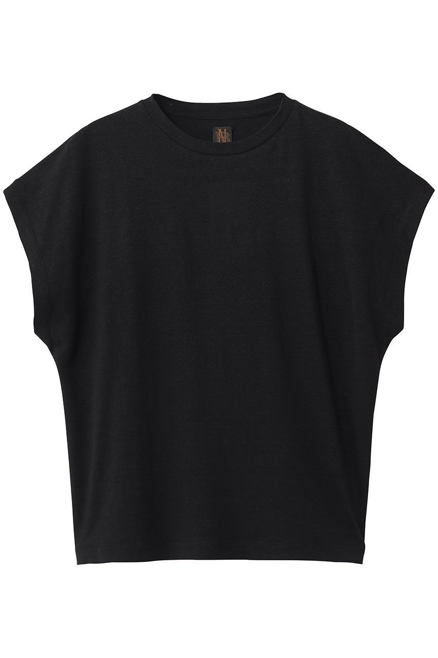 【バトナー/BATONER】のNORMANDY リネン キャップ スリーブ Tシャツ インテリア・キッズ・メンズ・レディースファッション・服の通販 founy(ファニー) 　ファッション　Fashion　レディースファッション　Fashion for Women　トップス・カットソー　Cut & Sew Tops　シャツ・ブラウス・オフィスカジュアル　Elegant Blouses & Button-Ups　ロングTシャツ・Tシャツ　Longline T-Shirts & Tees　カットソー・ベーシックTシャツ　Cut-and-Sewn Tops / Stretch Tees & Basics　キャップ　Cap, Baseball Cap　ショート　Short, Short Length　スリーブ　Sleeve, Long Sleeve / Short Sleeve　ドレープ　Drape, Draping Fabric　フランス　France, French　リネン　Linen, Linen Fabric　エレガント 上品　Elegant　夏　Summer　新作・新入荷　New Arrivals / New In　春　Spring　S/S・春夏　SS, Spring/Summer, Warm Season　ブラック|ID: prp329100004932728 ipo3291000000037024004