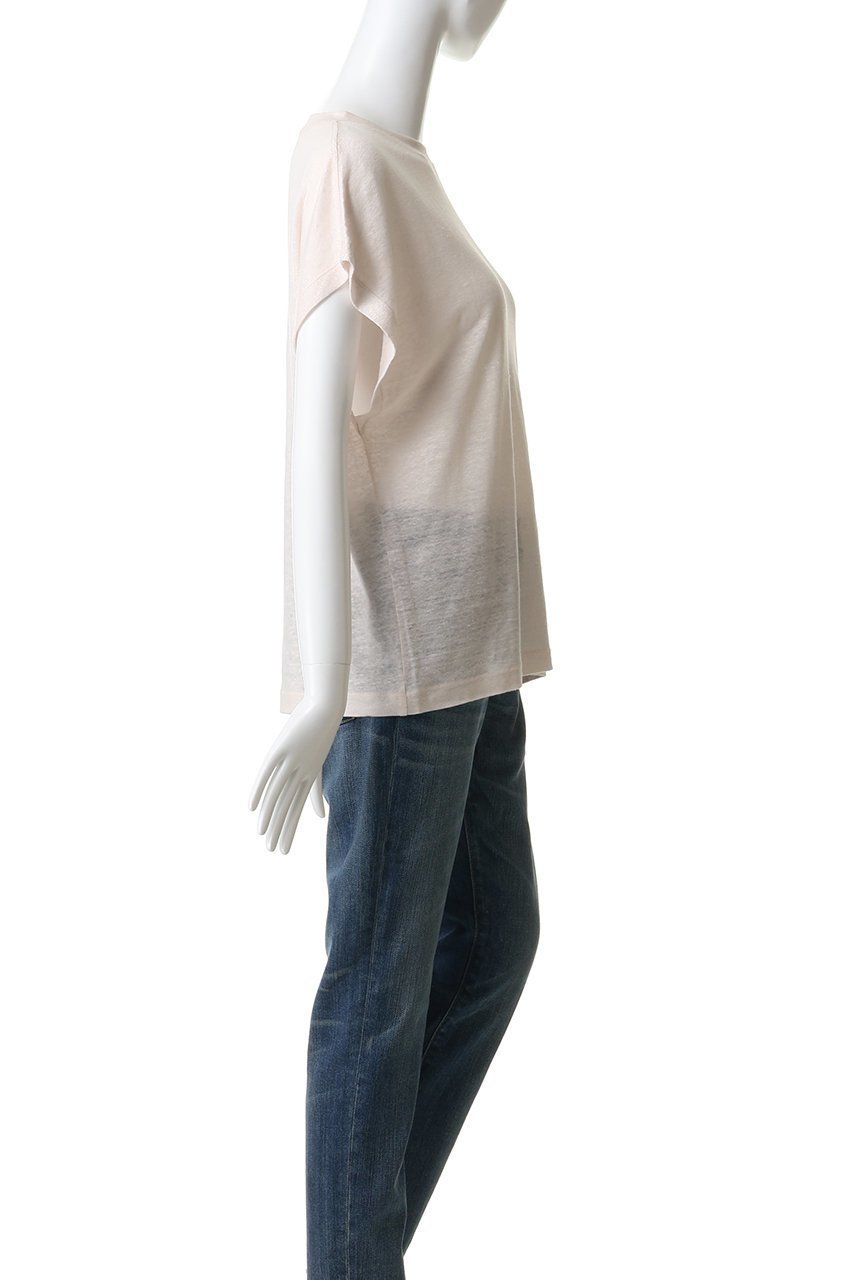 【バトナー/BATONER】のNORMANDY リネン キャップ スリーブ Tシャツ 人気、トレンドファッション・服の通販 founy(ファニー) 　ファッション　Fashion　レディースファッション　Fashion for Women　トップス・カットソー　Cut & Sew Tops　シャツ・ブラウス・オフィスカジュアル　Elegant Blouses & Button-Ups　ロングTシャツ・Tシャツ　Longline T-Shirts & Tees　カットソー・ベーシックTシャツ　Cut-and-Sewn Tops / Stretch Tees & Basics　キャップ　Cap, Baseball Cap　ショート　Short, Short Length　スリーブ　Sleeve, Long Sleeve / Short Sleeve　ドレープ　Drape, Draping Fabric　フランス　France, French　リネン　Linen, Linen Fabric　エレガント 上品　Elegant　夏　Summer　新作・新入荷　New Arrivals / New In　春　Spring　S/S・春夏　SS, Spring/Summer, Warm Season　other-3|ID: prp329100004932728 ipo3291000000037024008