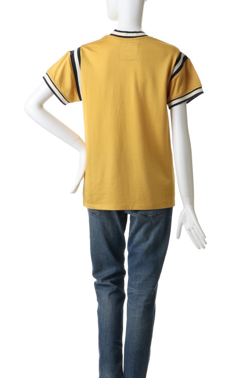 【マザー/MOTHER】のTHE SPORT RIB ROWDY HAIL MARY Tシャツ (WET) 人気、トレンドファッション・服の通販 founy(ファニー) 　ファッション　Fashion　レディースファッション　Fashion for Women　トップス・カットソー　Cut & Sew Tops　シャツ・ブラウス・オフィスカジュアル　Elegant Blouses & Button-Ups　ロングTシャツ・Tシャツ　Longline T-Shirts & Tees　カットソー・ベーシックTシャツ　Cut-and-Sewn Tops / Stretch Tees & Basics　ショート　Short, Short Length　ストライプ　Stripe, Striped Pattern　スポーティ　Sporty, Casual Athletic　スリーブ　Sleeve, Long Sleeve / Short Sleeve　デニム　Denim, Jeans Material　フロント　Front, Front Design　ミックス　Mix, Mixed Style　新作・新入荷　New Arrivals / New In　other-4|ID: prp329100004932732 ipo3291000000037024034