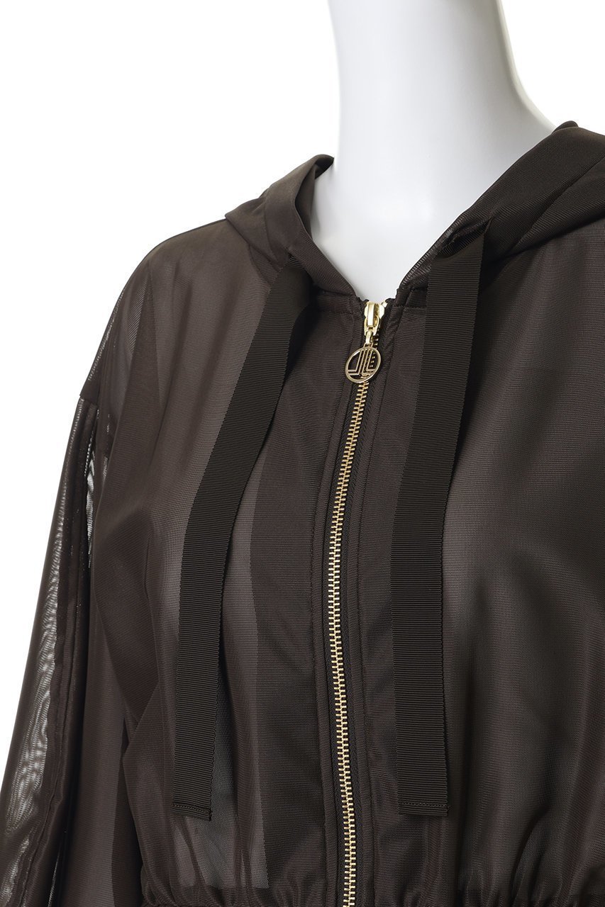 【ランバン オン ブルー/LANVIN en Bleu】のサテンラッセルフーディー 人気、トレンドファッション・服の通販 founy(ファニー) 　ファッション　Fashion　レディースファッション　Fashion for Women　トップス・カットソー　Cut & Sew Tops　シャツ・ブラウス・オフィスカジュアル　Elegant Blouses & Button-Ups　レディースパーカー・カジュアルフーディー　Casual Hoodies & Sweatshirts　ロングTシャツ・Tシャツ　Longline T-Shirts & Tees　スウェット・クルーネックトップス　Sweatshirts & Crewnecks / Relaxed Fit Sweat Tops　カットソー・ベーシックTシャツ　Cut-and-Sewn Tops / Stretch Tees & Basics　クロップド　Cropped, Short Length　サテン　Satin, Glossy Fabric　シアー　Sheer, See-Through　スポーティ　Sporty, Casual Athletic　スリーブ　Sleeve, Long Sleeve / Short Sleeve　ロング　Long, Long-Length　夏　Summer　春　Spring　S/S・春夏　SS, Spring/Summer, Warm Season　other-5|ID: prp329100004932740 ipo3291000000037024099