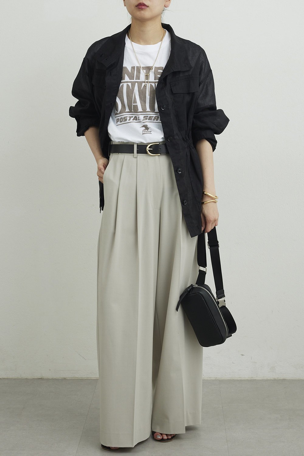 【ガリャルダガランテ/GALLARDAGALANTE】の【GOOD ROCK SPEED】別注 UNITED STATES ロゴT 人気、トレンドファッション・服の通販 founy(ファニー) 　ファッション　Fashion　レディースファッション　Fashion for Women　トップス・カットソー　Cut & Sew Tops　シャツ・ブラウス・オフィスカジュアル　Elegant Blouses & Button-Ups　ロングTシャツ・Tシャツ　Longline T-Shirts & Tees　カットソー・ベーシックTシャツ　Cut-and-Sewn Tops / Stretch Tees & Basics　グラフィック　Graphic, Graphic Design　ショート　Short, Short Length　ジャケット　Jacket, Outerwear　スリーブ　Sleeve, Long Sleeve / Short Sleeve　プリント　Print, Printed Pattern　再入荷　Restock / Back in Stock　別注　Limited Edition, Custom Order　other-2|ID: prp329100004932741 ipo3291000000037024104