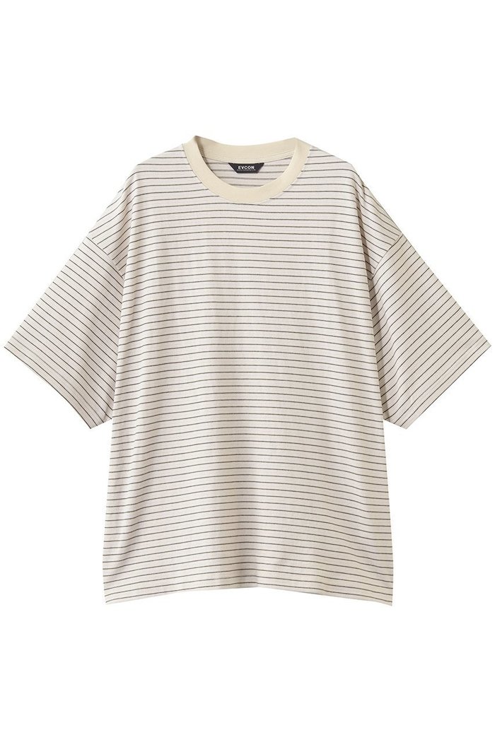 【エビコン/EVCON】の【UNISEX】BORDER WIDE S/S TEE インテリア・キッズ・メンズ・レディースファッション・服の通販 founy(ファウニー) https://founy.com/ ファッション Fashion レディースファッション Fashion for Women トップス・カットソー Cut & Sew Tops シャツ・ブラウス・オフィスカジュアル Elegant Blouses & Button-Ups ロングTシャツ・Tシャツ Longline T-Shirts & Tees カットソー・ベーシックTシャツ Cut-and-Sewn Tops / Stretch Tees & Basics ユニセックス Unisex, Genderless インナー Innerwear ショート Short, Short Length スリーブ Sleeve, Long Sleeve / Short Sleeve ボーダー Border, Stripe 夏 Summer S/S・春夏 SS, Spring/Summer, Warm Season |ID: prp329100004932743 ipo3291000000037024129