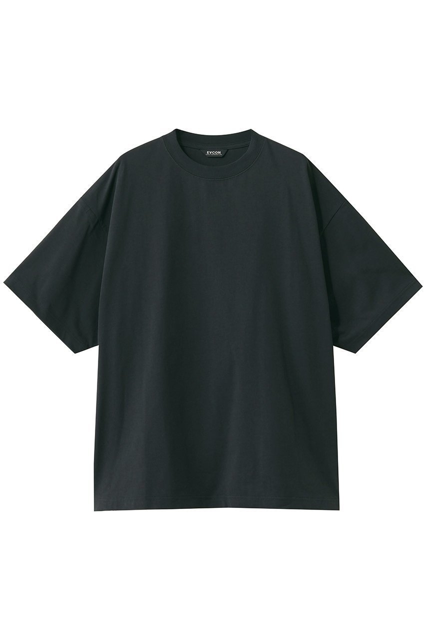 【エビコン/EVCON】の【UNISEX】MERCERIZATION WIDE S/S TEE インテリア・キッズ・メンズ・レディースファッション・服の通販 founy(ファニー) 　ファッション　Fashion　レディースファッション　Fashion for Women　トップス・カットソー　Cut & Sew Tops　シャツ・ブラウス・オフィスカジュアル　Elegant Blouses & Button-Ups　ロングTシャツ・Tシャツ　Longline T-Shirts & Tees　カットソー・ベーシックTシャツ　Cut-and-Sewn Tops / Stretch Tees & Basics　ユニセックス　Unisex, Genderless　ショート　Short, Short Length　スリーブ　Sleeve, Long Sleeve / Short Sleeve　リラックス　Relax, Relaxed Fit　ワイド　Wide, Wide Fit　夏　Summer　S/S・春夏　SS, Spring/Summer, Warm Season　BLACK|ID: prp329100004932745 ipo3291000000037024158