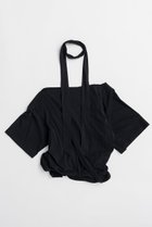【メゾンスペシャル/MAISON SPECIAL】のTie Detail 2WAY Twist T-Shirt/タイ付2WAYツイストTシャツ BLK(ブラック)|ID: prp329100004932752 ipo3291000000037024233