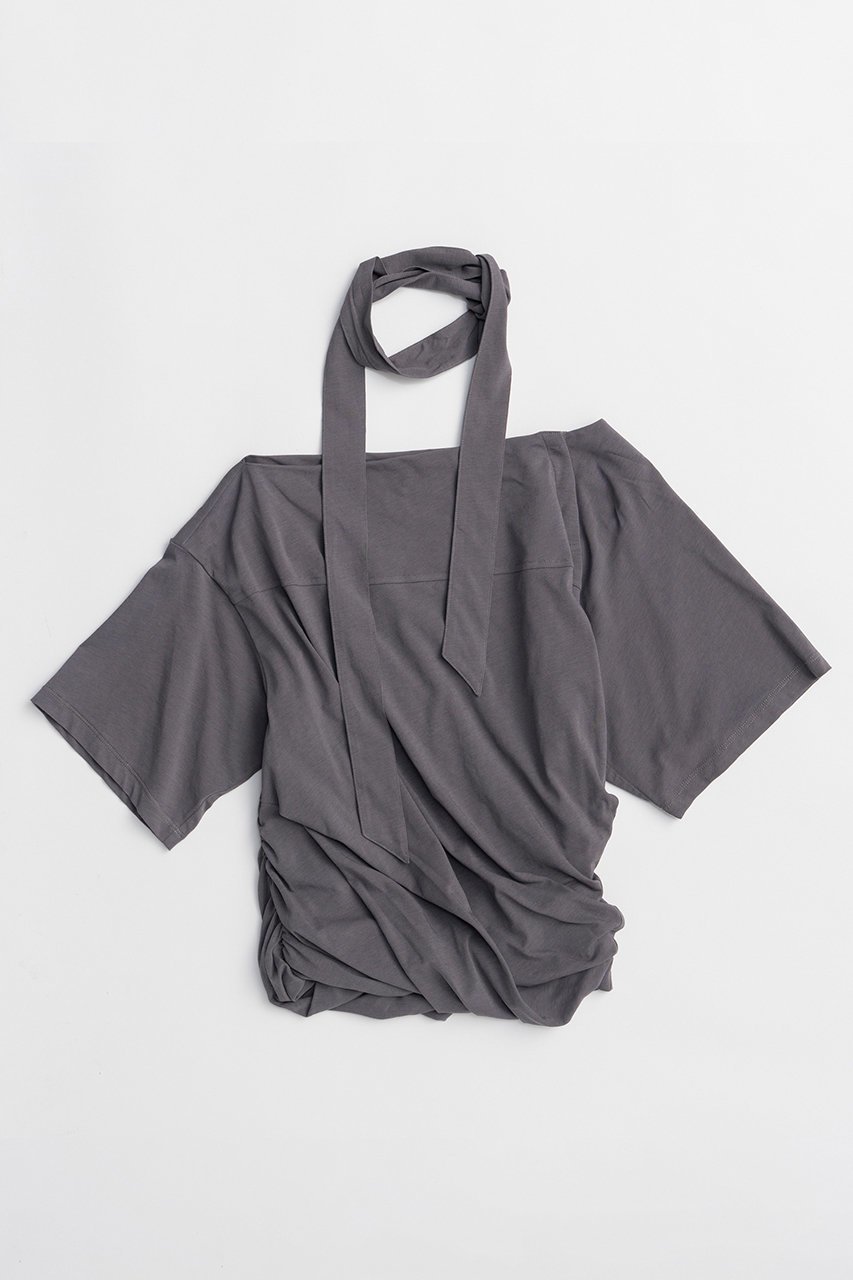 【メゾンスペシャル/MAISON SPECIAL】のTie Detail 2WAY Twist T-Shirt/タイ付2WAYツイストTシャツ 人気、トレンドファッション・服の通販 founy(ファニー) 　ファッション　Fashion　レディースファッション　Fashion for Women　トップス・カットソー　Cut & Sew Tops　シャツ・ブラウス・オフィスカジュアル　Elegant Blouses & Button-Ups　ロングTシャツ・Tシャツ　Longline T-Shirts & Tees　カットソー・ベーシックTシャツ　Cut-and-Sewn Tops / Stretch Tees & Basics　カットソー　Cut and Sewn Top　コンパクト　Compact, Small Size　ショート　Short, Short Length　シンプル　Simple, Minimal　スリーブ　Sleeve, Long Sleeve / Short Sleeve　ツイスト　Tweed, Tweed Fabric　ボトム　Bottoms, Lower Wear　夏　Summer　新作・新入荷　New Arrivals / New In　other-4|ID: prp329100004932752 ipo3291000000037024240