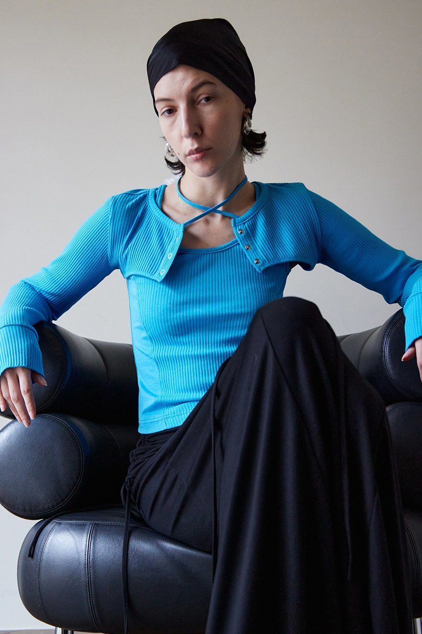 【メゾンスペシャル/MAISON SPECIAL】のBolero Combo Tank Top/ボレロコンビタンクトップ 人気、トレンドファッション・服の通販 founy(ファニー) 　ファッション　Fashion　レディースファッション　Fashion for Women　アウター　Coat / Outerwear Collection　ボレロ・ショート丈ジャケット / ドレス羽織りに　Boleros & Short Jackets　トップス・カットソー　Cut & Sew Tops　キャミソール&ノースリーブ　Camisoles & Sleeveless Tops　シャツ・ブラウス・オフィスカジュアル　Elegant Blouses & Button-Ups　ロングTシャツ・Tシャツ　Longline T-Shirts & Tees　カットソー・ベーシックTシャツ　Cut-and-Sewn Tops / Stretch Tees & Basics　キャミソール　Camisole, Spaghetti Strap Top　コンパクト　Compact, Small Size　タンク　Tank Top, Sleeveless Top　テレコ　Ribbed, Rib Stitch　ドット　Polka Dot, Dot Pattern　フロント　Front, Front Design　ボレロ　Bolero, Short Cardigan　ラップ　Wrap, Wrap Design　新作・新入荷　New Arrivals / New In　長袖　Long Sleeve, Full Sleeve　other-5|ID: prp329100004932753 ipo3291000000037024262