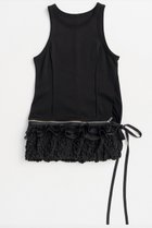 【メゾンスペシャル/MAISON SPECIAL】の2WAY Balloon Peplum Tank Top/2WAYバルーンペプラムタンクトップ BLK(ブラック)|ID: prp329100004932757 ipo3291000000037024328