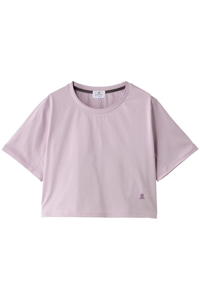 【ランバン オン ブルー/LANVIN en Bleu】のベーシッククロップドTシャツ インテリア・キッズ・メンズ・レディースファッション・服の通販 founy(ファニー) https://founy.com/ ファッション Fashion レディースファッション Fashion for Women トップス・カットソー Cut & Sew Tops シャツ・ブラウス・オフィスカジュアル Elegant Blouses & Button-Ups ロングTシャツ・Tシャツ Longline T-Shirts & Tees カットソー・ベーシックTシャツ Cut-and-Sewn Tops / Stretch Tees & Basics クロップド Cropped, Short Length ショート Short, Short Length スポーティ Sporty, Casual Athletic スリーブ Sleeve, Long Sleeve / Short Sleeve バランス Balance, Style Balance ベーシック Basic, Essential ボトム Bottoms, Lower Wear ワイド Wide, Wide Fit |ID: prp329100004932761 ipo3291000000037024377
