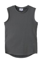 【ランバン オン ブルー/LANVIN en Bleu】のテレコタンクトップ グレー|ID: prp329100004932762 ipo3291000000037024396