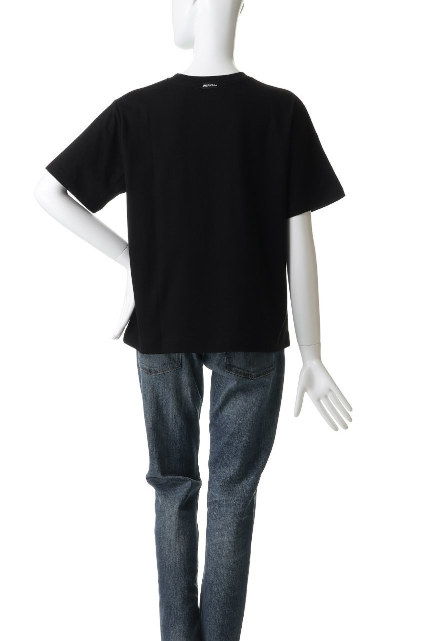【アメリカーナ/Americana】のエンブロイダリーTシャツ 人気、トレンドファッション・服の通販 founy(ファニー) 　ファッション　Fashion　レディースファッション　Fashion for Women　トップス・カットソー　Cut & Sew Tops　シャツ・ブラウス・オフィスカジュアル　Elegant Blouses & Button-Ups　ロングTシャツ・Tシャツ　Longline T-Shirts & Tees　カットソー・ベーシックTシャツ　Cut-and-Sewn Tops / Stretch Tees & Basics　エンブロイダリー　Embroidery Design　ショート　Short, Short Length　シンプル　Simple, Minimal　スリーブ　Sleeve, Long Sleeve / Short Sleeve　ボトム　Bottoms, Lower Wear　other-4|ID: prp329100004932774 ipo3291000000037024520