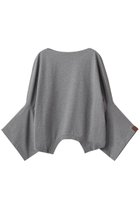 【ステラ マッカートニー/STELLA McCARTNEY】のデコンストラクテッドTシャツ 人気、トレンドファッション・服の通販 founy(ファニー) ファッション Fashion レディースファッション Fashion for Women トップス・カットソー Cut & Sew Tops シャツ・ブラウス・オフィスカジュアル Elegant Blouses & Button-Ups ロングTシャツ・Tシャツ Longline T-Shirts & Tees カットソー・ベーシックTシャツ Cut-and-Sewn Tops / Stretch Tees & Basics なめらか Smooth, Silky Texture シンプル Simple, Minimal スリーブ Sleeve, Long Sleeve / Short Sleeve パターン Pattern, Design Print ロング Long, Long-Length thumbnail グレーメランジ|ID: prp329100004932776 ipo3291000000037024529