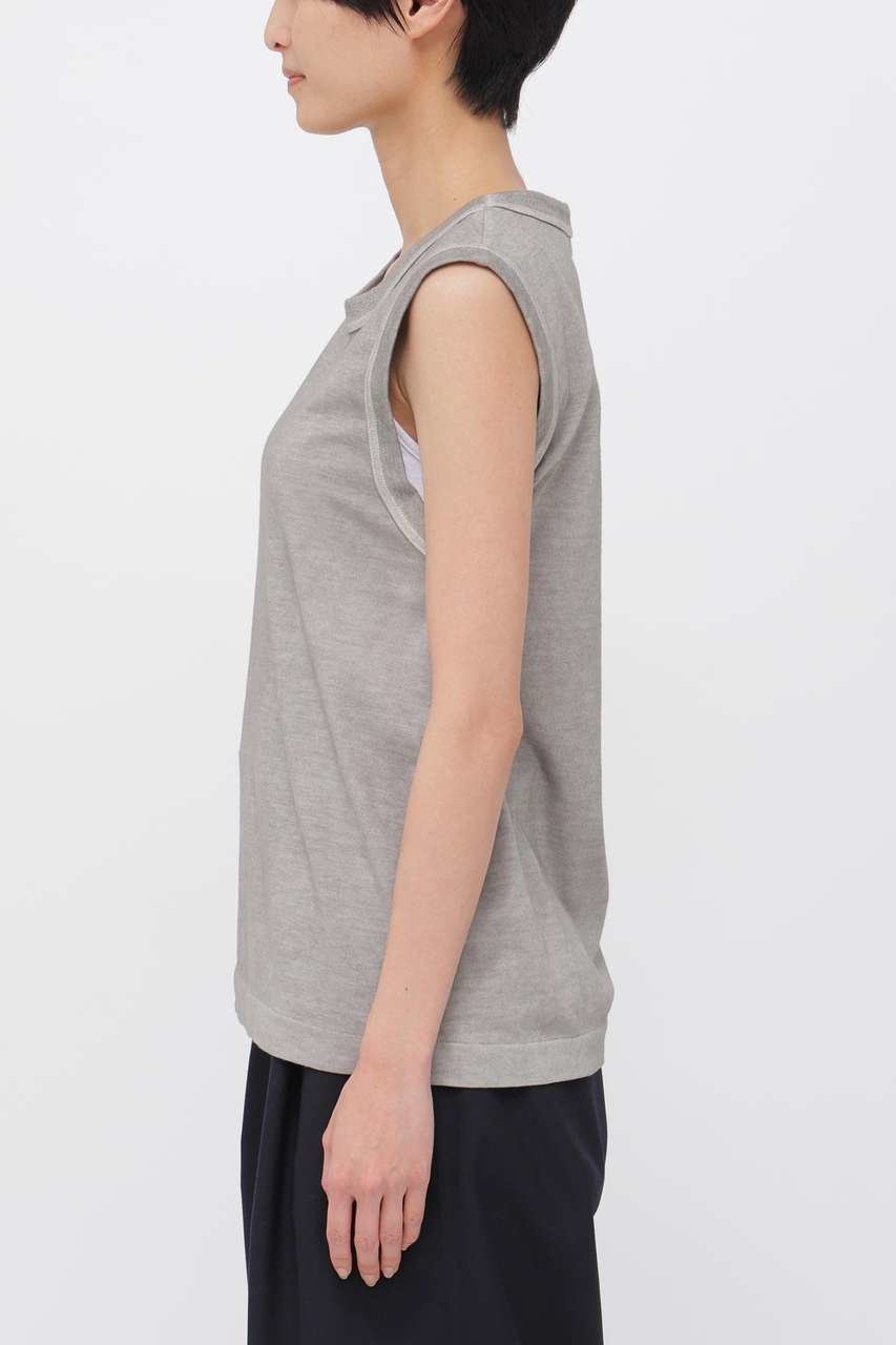 【マーガレットハウエル/MARGARET HOWELL】のGARMENT DYE BASIC JERSEY TOP 人気、トレンドファッション・服の通販 founy(ファニー) 　ファッション　Fashion　レディースファッション　Fashion for Women　トップス・カットソー　Cut & Sew Tops　キャミソール&ノースリーブ　Camisoles & Sleeveless Tops　シャツ・ブラウス・オフィスカジュアル　Elegant Blouses & Button-Ups　ロングTシャツ・Tシャツ　Longline T-Shirts & Tees　カットソー・ベーシックTシャツ　Cut-and-Sewn Tops / Stretch Tees & Basics　インナー　Innerwear　キャミソール　Camisole, Spaghetti Strap Top　タンク　Tank Top, Sleeveless Top　other-4|ID: prp329100004932782 ipo3291000000037024583