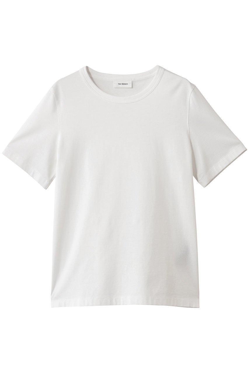 【ザ リラクス/THE RERACS】のTシャツ インテリア・キッズ・メンズ・レディースファッション・服の通販 founy(ファニー) 　ファッション　Fashion　レディースファッション　Fashion for Women　トップス・カットソー　Cut & Sew Tops　シャツ・ブラウス・オフィスカジュアル　Elegant Blouses & Button-Ups　ロングTシャツ・Tシャツ　Longline T-Shirts & Tees　カットソー・ベーシックTシャツ　Cut-and-Sewn Tops / Stretch Tees & Basics　インナー　Innerwear　ショート　Short, Short Length　スリーブ　Sleeve, Long Sleeve / Short Sleeve　トレンド　Trend, Trending Now　ベーシック　Basic, Essential　定番　Standard, Basic Item　ホワイト|ID: prp329100004932784 ipo3291000000037024600