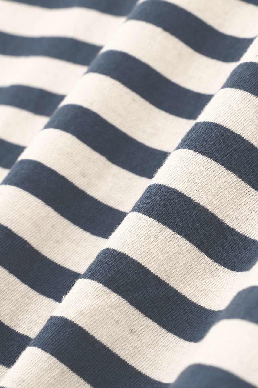 【その他のブランド/Other】のCOTTON LINEN STRIPE JERSEY TOP 人気、トレンドファッション・服の通販 founy(ファニー) 　ファッション　Fashion　レディースファッション　Fashion for Women　トップス・カットソー　Cut & Sew Tops　シャツ・ブラウス・オフィスカジュアル　Elegant Blouses & Button-Ups　ロングTシャツ・Tシャツ　Longline T-Shirts & Tees　カットソー・ベーシックTシャツ　Cut-and-Sewn Tops / Stretch Tees & Basics　ショート　Short, Short Length　ストライプ　Stripe, Striped Pattern　スリーブ　Sleeve, Long Sleeve / Short Sleeve　バランス　Balance, Style Balance　リネン　Linen, Linen Fabric　ワイド　Wide, Wide Fit　夏　Summer　other-6|ID: prp329100004932785 ipo3291000000037024649