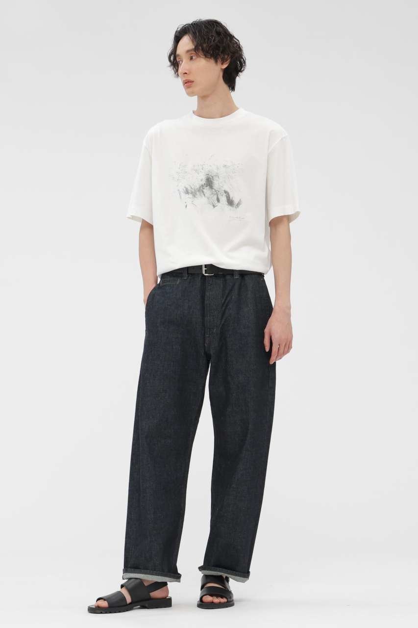 【その他のブランド/Other】のLANDSCAPE PRINT COTTON JERSEY TOP 人気、トレンドファッション・服の通販 founy(ファニー) 　ファッション　Fashion　レディースファッション　Fashion for Women　トップス・カットソー　Cut & Sew Tops　シャツ・ブラウス・オフィスカジュアル　Elegant Blouses & Button-Ups　ロングTシャツ・Tシャツ　Longline T-Shirts & Tees　カットソー・ベーシックTシャツ　Cut-and-Sewn Tops / Stretch Tees & Basics　ショート　Short, Short Length　スリーブ　Sleeve, Long Sleeve / Short Sleeve　プリント　Print, Printed Pattern　マーガレット　Marguerite, Daisy Pattern　モチーフ　Motif, Design Theme　other-2|ID: prp329100004932786 ipo3291000000037024666