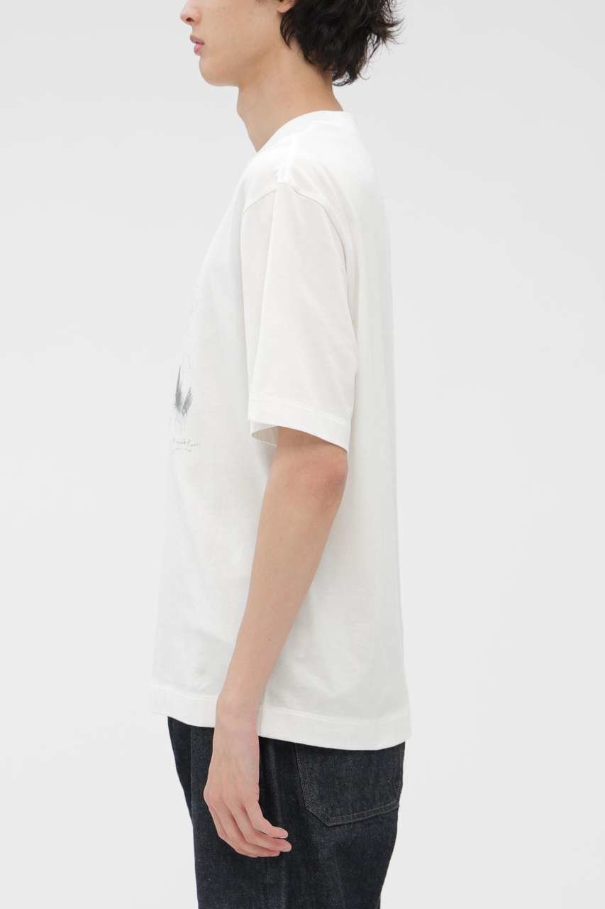 【その他のブランド/Other】のLANDSCAPE PRINT COTTON JERSEY TOP 人気、トレンドファッション・服の通販 founy(ファニー) 　ファッション　Fashion　レディースファッション　Fashion for Women　トップス・カットソー　Cut & Sew Tops　シャツ・ブラウス・オフィスカジュアル　Elegant Blouses & Button-Ups　ロングTシャツ・Tシャツ　Longline T-Shirts & Tees　カットソー・ベーシックTシャツ　Cut-and-Sewn Tops / Stretch Tees & Basics　ショート　Short, Short Length　スリーブ　Sleeve, Long Sleeve / Short Sleeve　プリント　Print, Printed Pattern　マーガレット　Marguerite, Daisy Pattern　モチーフ　Motif, Design Theme　other-3|ID: prp329100004932786 ipo3291000000037024668