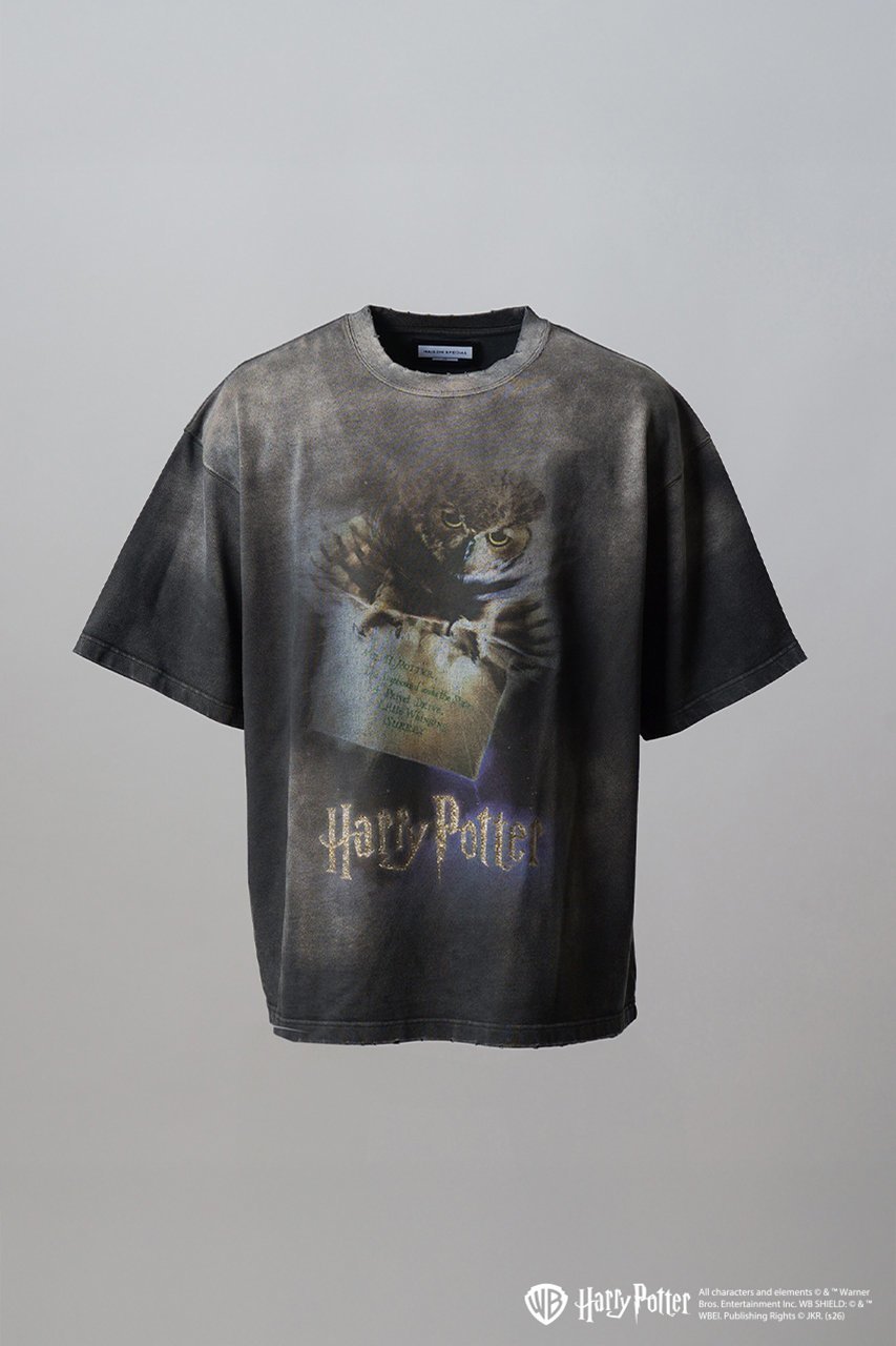 【メゾンスペシャル/MAISON SPECIAL】の【UNISEX】【MOVIE SERIES】「Harry Potter」 Prime-Over Short Sleeve T-shirt/「ハリーポッター」プライムオーバーショートスリーブTシャツ 人気、トレンドファッション・服の通販 founy(ファニー) 　ファッション　Fashion　レディースファッション　Fashion for Women　トップス・カットソー　Cut & Sew Tops　シャツ・ブラウス・オフィスカジュアル　Elegant Blouses & Button-Ups　ロングTシャツ・Tシャツ　Longline T-Shirts & Tees　カットソー・ベーシックTシャツ　Cut-and-Sewn Tops / Stretch Tees & Basics　インナー　Innerwear　ヴィンテージ　Vintage Style　キャラクター　Character, Licensed Characters　グラフィック　Graphic, Graphic Design　ショルダー　Shoulder, Shoulder Strap　ショート　Short, Short Length　シンプル　Simple, Minimal　スリーブ　Sleeve, Long Sleeve / Short Sleeve　ドロップ　Drop Shoulder, Dropped Style　人気　Popular, Best Seller　バランス　Balance, Style Balance　パターン　Pattern, Design Print　フィット　Fit, Slim Fit　ブリーチ　Bleach, Washed Finish　プリント　Print, Printed Pattern　モダン　Modern, Contemporary　ユニセックス　Unisex, Genderless　 other-1|ID: prp329100004932794 ipo3291000000037024743