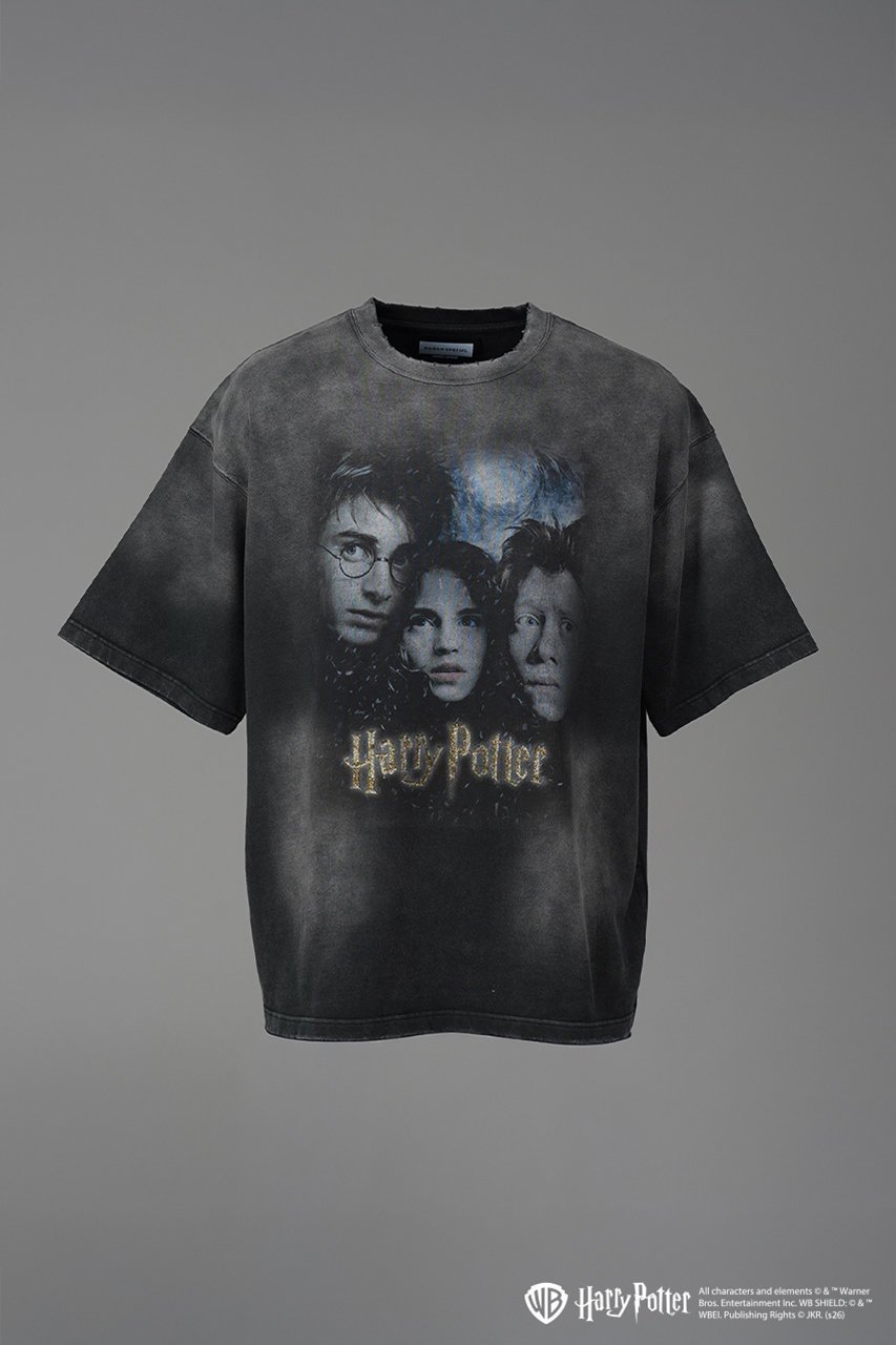 【メゾンスペシャル/MAISON SPECIAL】の【UNISEX】【MOVIE SERIES】「Harry Potter」 Prime-Over Short Sleeve T-shirt/「ハリーポッター」プライムオーバーショートスリーブTシャツ インテリア・キッズ・メンズ・レディースファッション・服の通販 founy(ファニー) 　ファッション　Fashion　レディースファッション　Fashion for Women　トップス・カットソー　Cut & Sew Tops　シャツ・ブラウス・オフィスカジュアル　Elegant Blouses & Button-Ups　ロングTシャツ・Tシャツ　Longline T-Shirts & Tees　カットソー・ベーシックTシャツ　Cut-and-Sewn Tops / Stretch Tees & Basics　インナー　Innerwear　ヴィンテージ　Vintage Style　キャラクター　Character, Licensed Characters　グラフィック　Graphic, Graphic Design　ショルダー　Shoulder, Shoulder Strap　ショート　Short, Short Length　シンプル　Simple, Minimal　スリーブ　Sleeve, Long Sleeve / Short Sleeve　ドロップ　Drop Shoulder, Dropped Style　人気　Popular, Best Seller　バランス　Balance, Style Balance　パターン　Pattern, Design Print　フィット　Fit, Slim Fit　ブリーチ　Bleach, Washed Finish　プリント　Print, Printed Pattern　モダン　Modern, Contemporary　ユニセックス　Unisex, Genderless　MLT3(マルチカラー3)|ID: prp329100004932794 ipo3291000000037024746