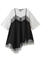 【メゾンスペシャル/MAISON SPECIAL】のLace Docking Layered TEE/レースドッキングレイヤードTEE 人気、トレンドファッション・服の通販 founy(ファニー) ファッション Fashion レディースファッション Fashion for Women トップス・カットソー Cut & Sew Tops シャツ・ブラウス・オフィスカジュアル Elegant Blouses & Button-Ups ロングTシャツ・Tシャツ Longline T-Shirts & Tees カットソー・ベーシックTシャツ Cut-and-Sewn Tops / Stretch Tees & Basics スリーブ Sleeve, Long Sleeve / Short Sleeve デニム Denim, Jeans Material ドッキング Docking, Mixed Material フェミニン Feminine, Girly ミックス Mix, Mixed Style ランジェリー Lingerie, Intimate Wear レース Lace, Lace Fabric ロング Long, Long-Length thumbnail MLT1(マルチカラー)|ID: prp329100004932795 ipo3291000000037024761