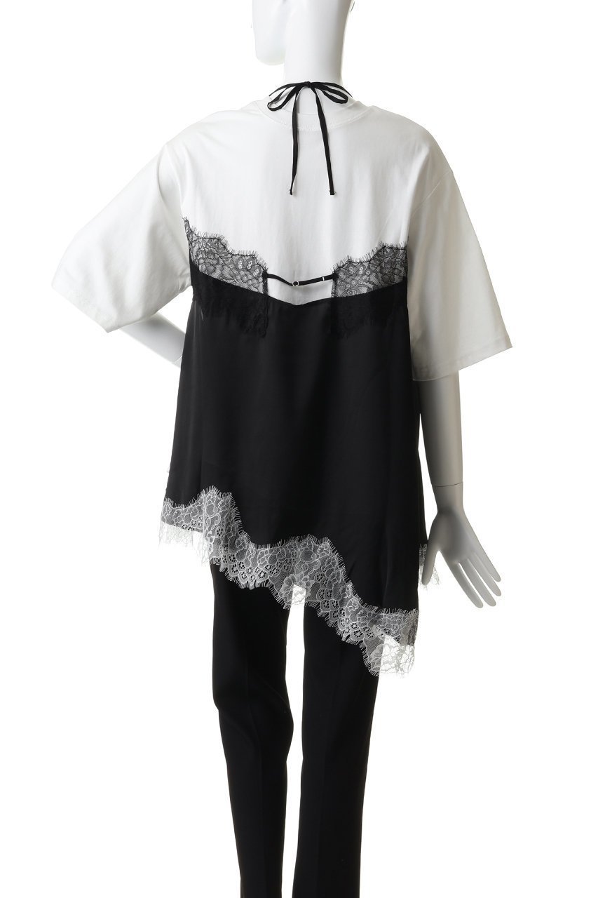 【メゾンスペシャル/MAISON SPECIAL】のLace Docking Layered TEE/レースドッキングレイヤードTEE 人気、トレンドファッション・服の通販 founy(ファニー) 　ファッション　Fashion　レディースファッション　Fashion for Women　トップス・カットソー　Cut & Sew Tops　シャツ・ブラウス・オフィスカジュアル　Elegant Blouses & Button-Ups　ロングTシャツ・Tシャツ　Longline T-Shirts & Tees　カットソー・ベーシックTシャツ　Cut-and-Sewn Tops / Stretch Tees & Basics　スリーブ　Sleeve, Long Sleeve / Short Sleeve　デニム　Denim, Jeans Material　ドッキング　Docking, Mixed Material　フェミニン　Feminine, Girly　ミックス　Mix, Mixed Style　ランジェリー　Lingerie, Intimate Wear　レース　Lace, Lace Fabric　ロング　Long, Long-Length　other-4|ID: prp329100004932795 ipo3291000000037024765