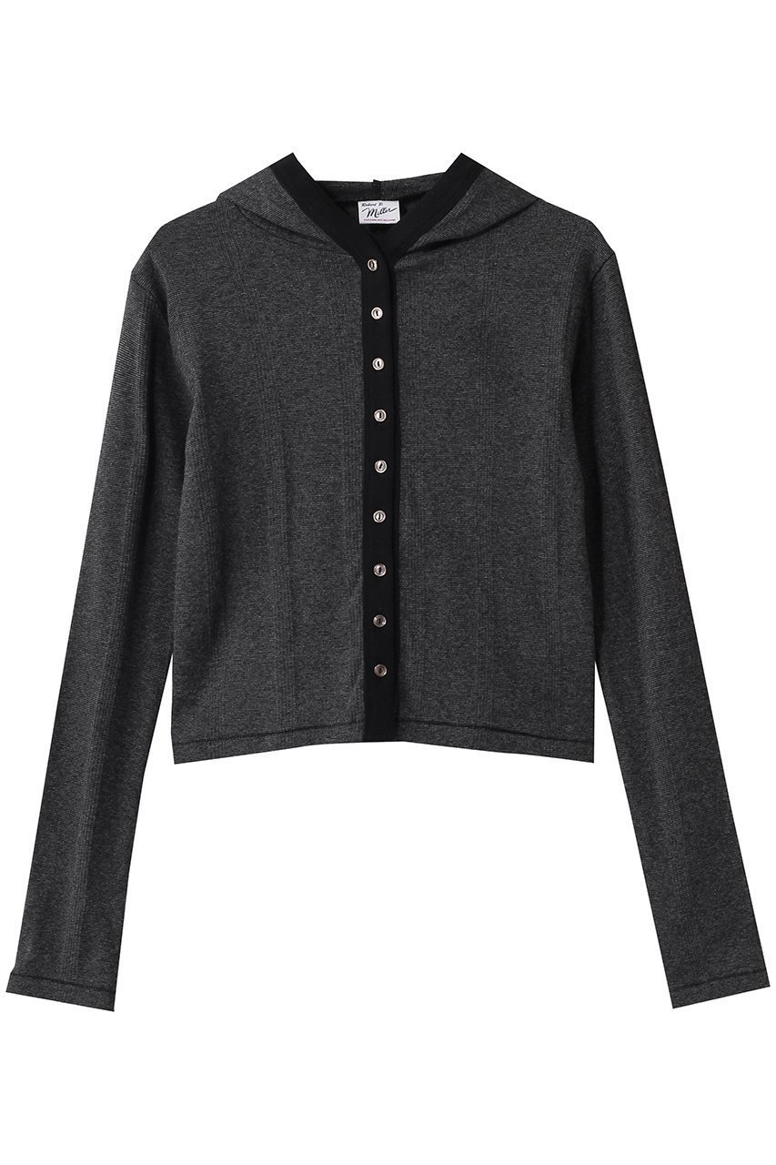 【メゾンスペシャル/MAISON SPECIAL】の【MILLER】Rib Hoodie Cardigan/リブフーディーカーディガン インテリア・キッズ・メンズ・レディースファッション・服の通販 founy(ファニー) 　ファッション　Fashion　レディースファッション　Fashion for Women　トップス・カットソー　Cut & Sew Tops　カーディガン・羽織り　Layered Style Cardigans　シャツ・ブラウス・オフィスカジュアル　Elegant Blouses & Button-Ups　ロングTシャツ・Tシャツ　Longline T-Shirts & Tees　カットソー・ベーシックTシャツ　Cut-and-Sewn Tops / Stretch Tees & Basics　カーディガン　Cardigan, Knitwear　コンパクト　Compact, Small Size　スリット　Slit, Slit Detail　フィット　Fit, Slim Fit　C.GRY(チャコールグレー)|ID: prp329100004932796 ipo3291000000037024772