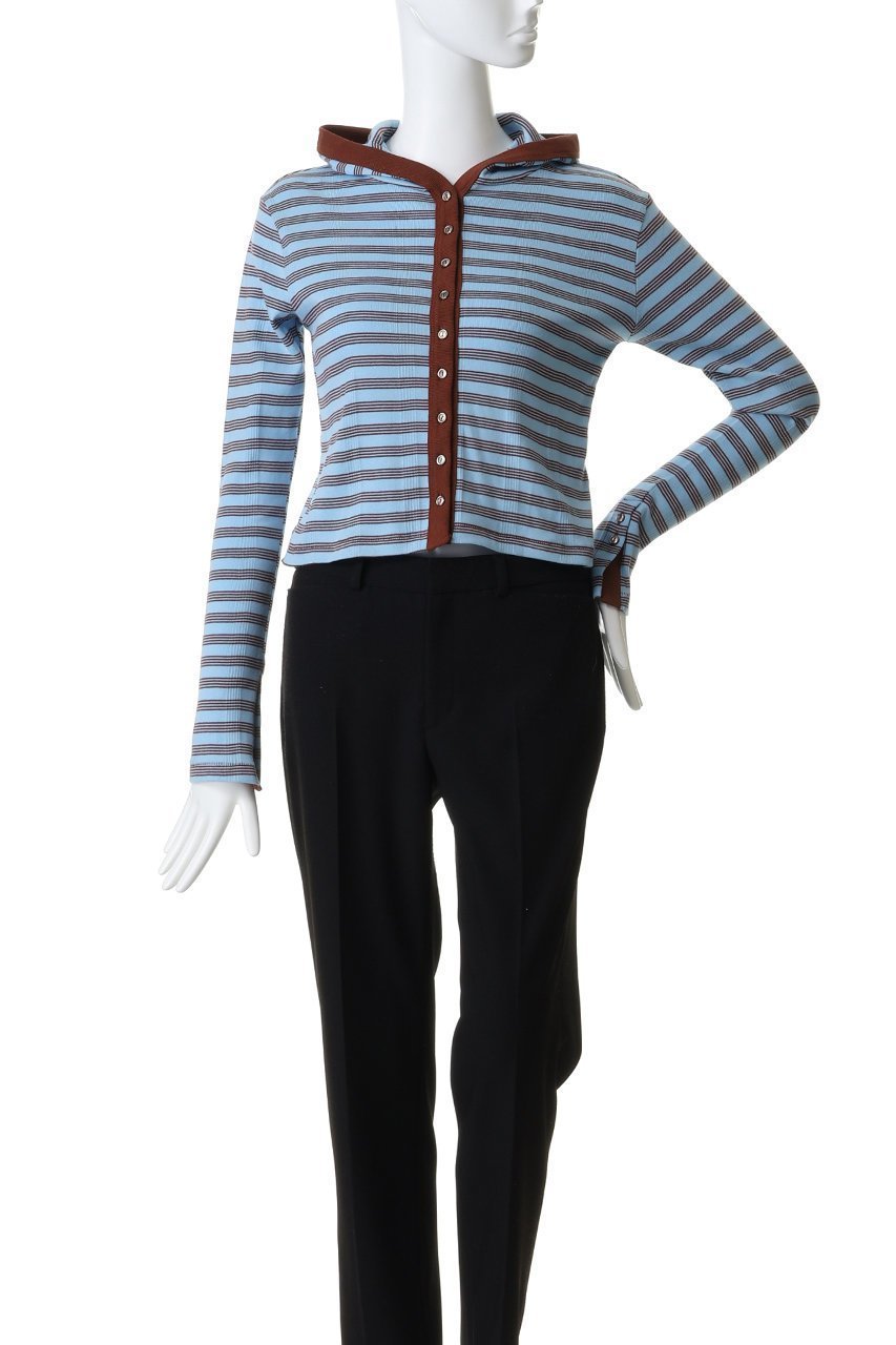 【メゾンスペシャル/MAISON SPECIAL】の【MILLER】Rib Hoodie Cardigan/リブフーディーカーディガン 人気、トレンドファッション・服の通販 founy(ファニー) 　ファッション　Fashion　レディースファッション　Fashion for Women　トップス・カットソー　Cut & Sew Tops　カーディガン・羽織り　Layered Style Cardigans　シャツ・ブラウス・オフィスカジュアル　Elegant Blouses & Button-Ups　ロングTシャツ・Tシャツ　Longline T-Shirts & Tees　カットソー・ベーシックTシャツ　Cut-and-Sewn Tops / Stretch Tees & Basics　カーディガン　Cardigan, Knitwear　コンパクト　Compact, Small Size　スリット　Slit, Slit Detail　フィット　Fit, Slim Fit　other-2|ID: prp329100004932796 ipo3291000000037024774