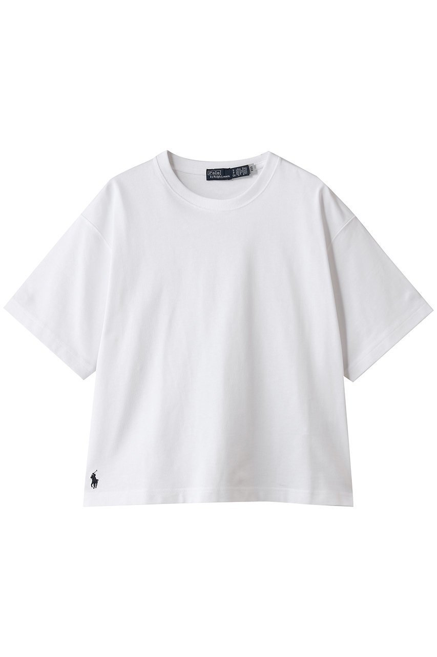 【ラルフローレン/RALPH LAUREN】の【POLO RALPH LAUREN】コットン ジャージー クロップド クルーネック Tシャツ 人気、トレンドファッション・服の通販 founy(ファニー) 　ファッション　Fashion　レディースファッション　Fashion for Women　トップス・カットソー　Cut & Sew Tops　シャツ・ブラウス・オフィスカジュアル　Elegant Blouses & Button-Ups　ロングTシャツ・Tシャツ　Longline T-Shirts & Tees　カットソー・ベーシックTシャツ　Cut-and-Sewn Tops / Stretch Tees & Basics　クロップド　Cropped, Short Length　ショート　Short, Short Length　スリーブ　Sleeve, Long Sleeve / Short Sleeve　バランス　Balance, Style Balance　今季　This Season, Current Season　 other-1|ID: prp329100004932804 ipo3291000000037024830