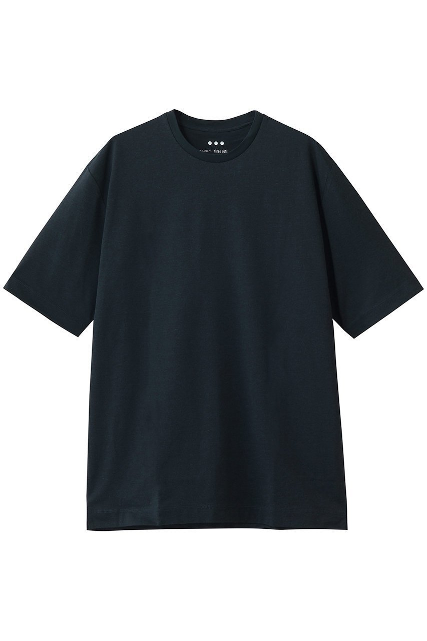 【スリードッツ/three dots / MEN】の【MEN】パウダリーコットン クルーネックTシャツ インテリア・キッズ・メンズ・レディースファッション・服の通販 founy(ファニー) 　ファッション　Fashion　メンズファッション　Fashion for Men　トップス・カットソー　Cut & Sew Tops　メンズシャツ　Shirts　インナー　Innerwear　ショート　Short, Short Length　シンプル　Simple, Minimal　スリーブ　Sleeve, Long Sleeve / Short Sleeve　バランス　Balance, Style Balance　ボトム　Bottoms, Lower Wear　ダークネイビー|ID: prp329100004932807 ipo3291000000037024854