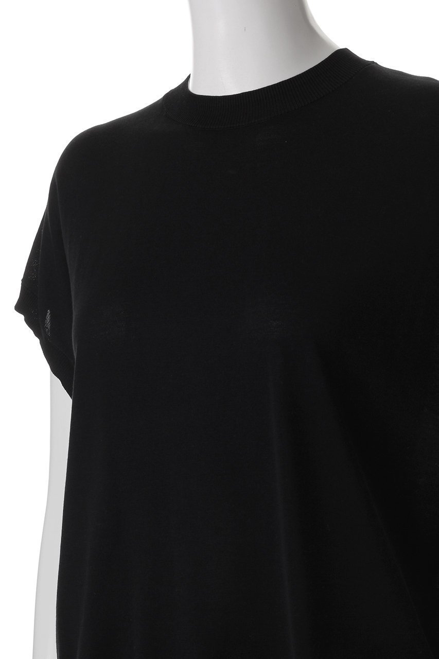 【スリー ドッツ/three dots】のウォッシャブルコットンシルク 半袖トップス 人気、トレンドファッション・服の通販 founy(ファニー) 　ファッション　Fashion　レディースファッション　Fashion for Women　トップス・カットソー　Cut & Sew Tops　シャツ・ブラウス・オフィスカジュアル　Elegant Blouses & Button-Ups　ロングTシャツ・Tシャツ　Longline T-Shirts & Tees　カットソー・ベーシックTシャツ　Cut-and-Sewn Tops / Stretch Tees & Basics　ウォッシャブル　Machine Washable　ショート　Short, Short Length　シルク　Silk, 100% Silk　シンプル　Simple, Minimal　スリーブ　Sleeve, Long Sleeve / Short Sleeve　ボトム　Bottoms, Lower Wear　リラックス　Relax, Relaxed Fit　エレガント 上品　Elegant　半袖　Short Sleeve, Half Sleeve　洗える　Machine Washable　other-5|ID: prp329100004932808 ipo3291000000037024869