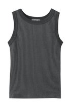 【エリオポール/heliopole】のFADE リブタンクトップ チャコールグレー|ID: prp329100004932811 ipo3291000000037024894