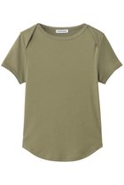 【マディソンブルー/MADISONBLUE】のEMBROIDERED TRIM BOAT NECK TEE S/COTTON ボートネックTシャツ 人気、トレンドファッション・服の通販 founy(ファニー) ファッション Fashion レディースファッション Fashion for Women トップス・カットソー Cut & Sew Tops シャツ・ブラウス・オフィスカジュアル Elegant Blouses & Button-Ups ロングTシャツ・Tシャツ Longline T-Shirts & Tees カットソー・ベーシックTシャツ Cut-and-Sewn Tops / Stretch Tees & Basics おすすめ Recommended / Our Picks ショート Short, Short Length スリーブ Sleeve, Long Sleeve / Short Sleeve フレア Flare, Flared ボトム Bottoms, Lower Wear モチーフ Motif, Design Theme エレガント 上品 Elegant 再入荷 Restock / Back in Stock 半袖 Short Sleeve, Half Sleeve thumbnail カーキ|ID: prp329100004932815 ipo3291000000037024926