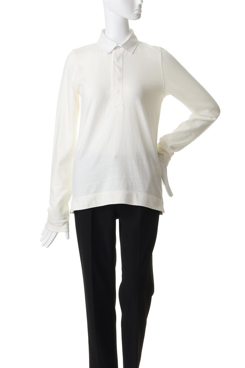 【マディソンブルー/MADISONBLUE】のSLIM FIT RUGBY SHIRT COTTON ラグビーシャツ 人気、トレンドファッション・服の通販 founy(ファニー) 　ファッション　Fashion　レディースファッション　Fashion for Women　トップス・カットソー　Cut & Sew Tops　シャツ・ブラウス・オフィスカジュアル　Elegant Blouses & Button-Ups　ロングTシャツ・Tシャツ　Longline T-Shirts & Tees　カットソー・ベーシックTシャツ　Cut-and-Sewn Tops / Stretch Tees & Basics　スリム　Slim, Slim Fit　スリーブ　Sleeve, Long Sleeve / Short Sleeve　パール　Pearl, Pearl Accent　フェミニン　Feminine, Girly　ロング　Long, Long-Length　エレガント 上品　Elegant　新作・新入荷　New Arrivals / New In　other-2|ID: prp329100004932816 ipo3291000000037024935