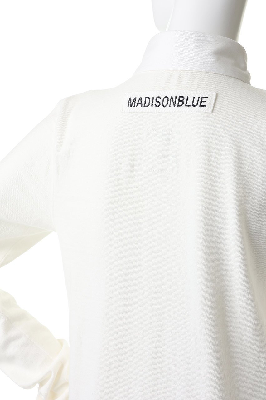 【マディソンブルー/MADISONBLUE】のSLIM FIT RUGBY SHIRT COTTON ラグビーシャツ 人気、トレンドファッション・服の通販 founy(ファニー) 　ファッション　Fashion　レディースファッション　Fashion for Women　トップス・カットソー　Cut & Sew Tops　シャツ・ブラウス・オフィスカジュアル　Elegant Blouses & Button-Ups　ロングTシャツ・Tシャツ　Longline T-Shirts & Tees　カットソー・ベーシックTシャツ　Cut-and-Sewn Tops / Stretch Tees & Basics　スリム　Slim, Slim Fit　スリーブ　Sleeve, Long Sleeve / Short Sleeve　パール　Pearl, Pearl Accent　フェミニン　Feminine, Girly　ロング　Long, Long-Length　エレガント 上品　Elegant　新作・新入荷　New Arrivals / New In　other-6|ID: prp329100004932816 ipo3291000000037024939
