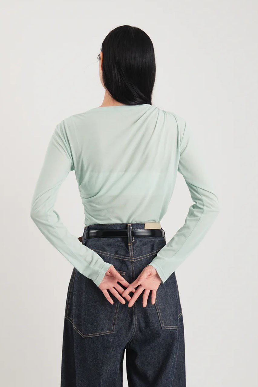 【スタニングルアー/STUNNING LURE】のクロスネックロンT 人気、トレンドファッション・服の通販 founy(ファニー) 　ファッション　Fashion　レディースファッション　Fashion for Women　トップス・カットソー　Cut & Sew Tops　シャツ・ブラウス・オフィスカジュアル　Elegant Blouses & Button-Ups　ロングTシャツ・Tシャツ　Longline T-Shirts & Tees　カットソー・ベーシックTシャツ　Cut-and-Sewn Tops / Stretch Tees & Basics　イレギュラー　Irregular Design　ストレッチ　Stretch, Stretchy Fabric　スリーブ　Sleeve, Long Sleeve / Short Sleeve　ドレープ　Drape, Draping Fabric　ロング　Long, Long-Length　再入荷　Restock / Back in Stock　other-6|ID: prp329100004932822 ipo3291000000037024986