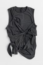 【メゾンスペシャル/MAISON SPECIAL】のKnot Sleeveless Border T-Shirt/ノットノースリーブボーダーTEE 人気、トレンドファッション・服の通販 founy(ファニー) ファッション Fashion レディースファッション Fashion for Women トップス・カットソー Cut & Sew Tops キャミソール&ノースリーブ Camisoles & Sleeveless Tops シャツ・ブラウス・オフィスカジュアル Elegant Blouses & Button-Ups ロングTシャツ・Tシャツ Longline T-Shirts & Tees カットソー・ベーシックTシャツ Cut-and-Sewn Tops / Stretch Tees & Basics ショート Short, Short Length シンプル Simple, Minimal スリーブ Sleeve, Long Sleeve / Short Sleeve タンク Tank Top, Sleeveless Top バランス Balance, Style Balance リボン Ribbon, Bow 新作・新入荷 New Arrivals / New In thumbnail BLK(ブラック)|ID: prp329100004932823 ipo3291000000037024991