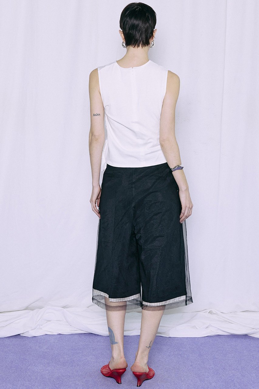 【メゾンスペシャル/MAISON SPECIAL】のKnot Sleeveless T-Shirt/ノットノースリーブTEE 人気、トレンドファッション・服の通販 founy(ファニー) 　ファッション　Fashion　レディースファッション　Fashion for Women　トップス・カットソー　Cut & Sew Tops　キャミソール&ノースリーブ　Camisoles & Sleeveless Tops　シャツ・ブラウス・オフィスカジュアル　Elegant Blouses & Button-Ups　ロングTシャツ・Tシャツ　Longline T-Shirts & Tees　カットソー・ベーシックTシャツ　Cut-and-Sewn Tops / Stretch Tees & Basics　ショート　Short, Short Length　シンプル　Simple, Minimal　スリーブ　Sleeve, Long Sleeve / Short Sleeve　タンク　Tank Top, Sleeveless Top　ノースリーブ　Sleeveless, No-Sleeve　バランス　Balance, Style Balance　リボン　Ribbon, Bow　新作・新入荷　New Arrivals / New In　other-3|ID: prp329100004932824 ipo3291000000037025003