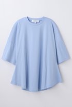 【エンフォルド/ENFOLD】のPEPLUM LOOSE T-SHIRT 人気、トレンドファッション・服の通販 founy(ファニー) ファッション Fashion レディースファッション Fashion for Women トップス・カットソー Cut & Sew Tops シャツ・ブラウス・オフィスカジュアル Elegant Blouses & Button-Ups ロングTシャツ・Tシャツ Longline T-Shirts & Tees カットソー・ベーシックTシャツ Cut-and-Sewn Tops / Stretch Tees & Basics ショート Short, Short Length シルケット Silket, Silky Cotton スリーブ Sleeve, Long Sleeve / Short Sleeve フォルム Silhouette, Form ペプラム Peplum, Flared Hem ルーズ Loose, Oversized ワイド Wide, Wide Fit エレガント 上品 Elegant 再入荷 Restock / Back in Stock thumbnail ライトブルー|ID: prp329100004932828 ipo3291000000037025042