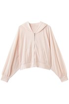 【スリー ドッツ/three dots】のスマイルダブルコットン ジップアップフーディ ペタル|ID:prp329100004932830