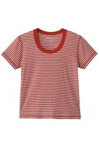 【スリー ドッツ/three dots】の80ストレッチコットン コットンジェシカ レッドストライプ|ID: prp329100004932831 ipo3291000000037056589